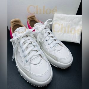 🤎Chloé Women’s Franckie Low Top Sneakers Size 7 NWB AUTHENTIC🤎